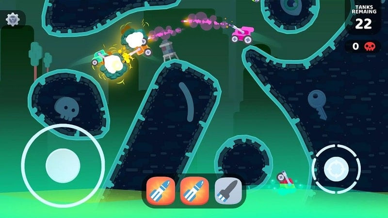 Mad Royale io challenging gameplay screenshot