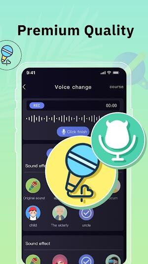 Magic Voice Changer App on Android Device