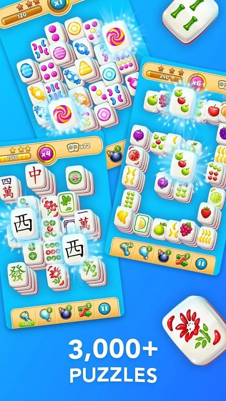 Mahjong Jigsaw Puzzle Game level select screen