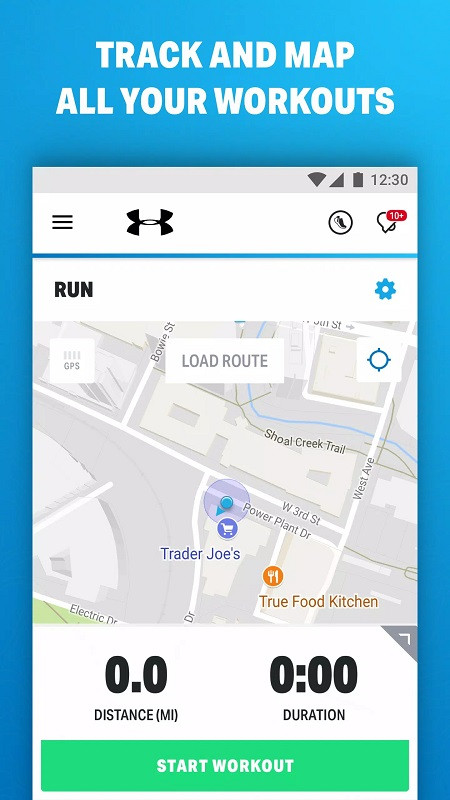 Map My Run features