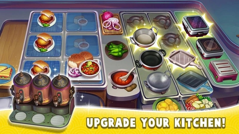 Masala Madness MOD APK screenshot showing food truck customization