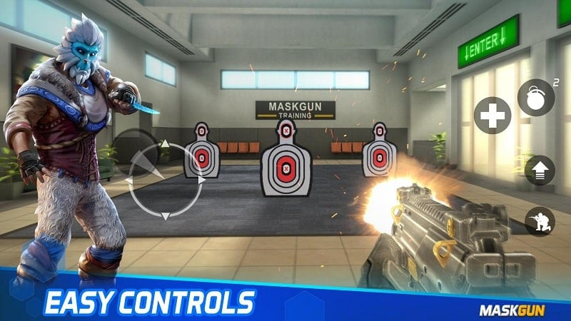 MaskGun Multiplayer FPS mod android - Nhân vật trong game