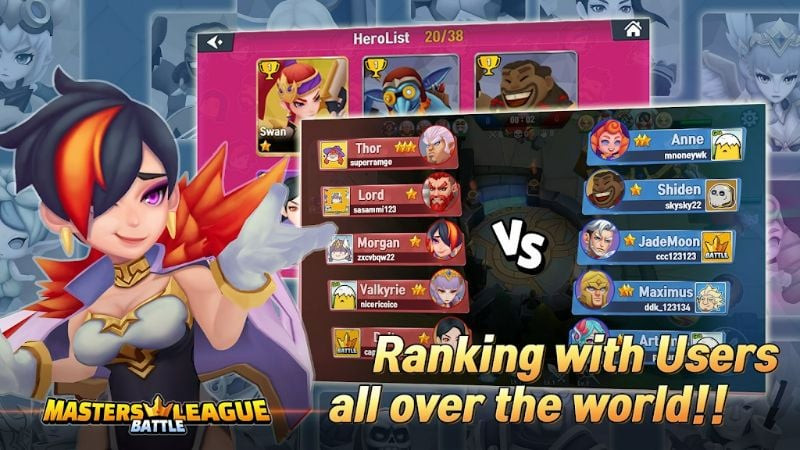 Masters Moba League MOD APK - Skill Showcase