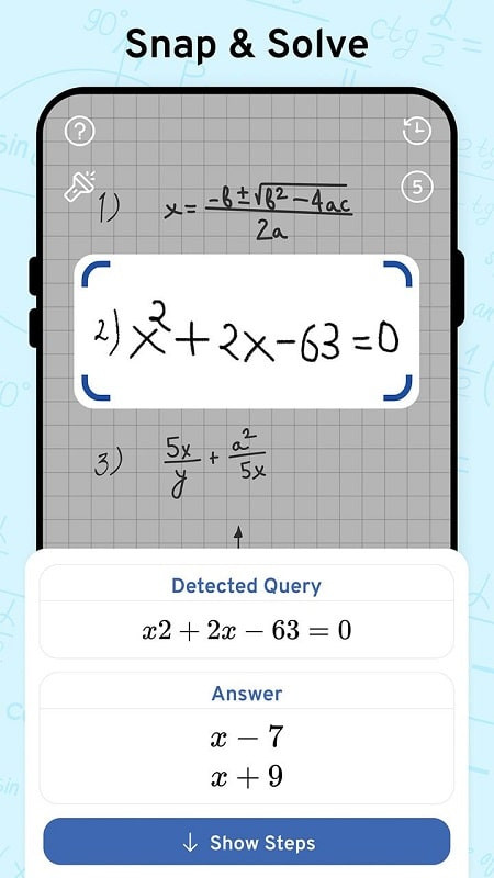 Math Scanner By Photo mod