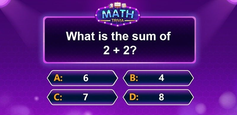 Math Trivia Gameplay Screenshot