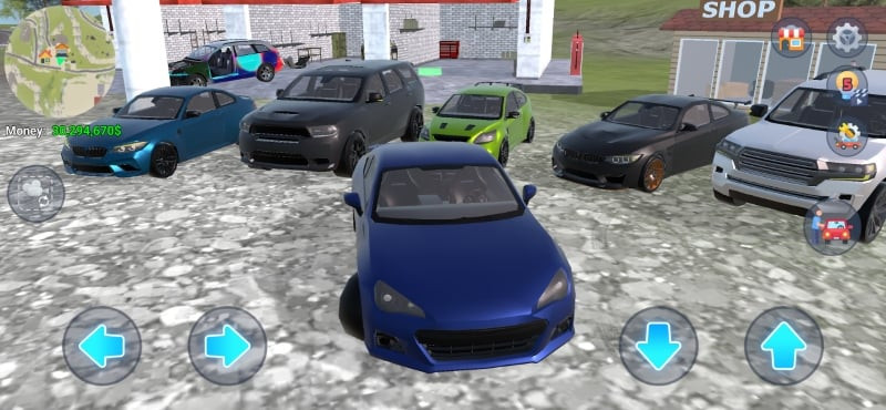 Test driving a car in Mechanic 3D My Favorite Car