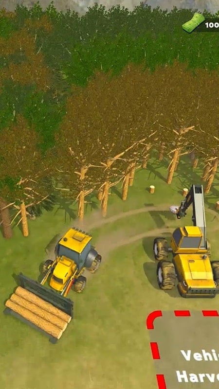 Mega Harvester Transportation Network Screenshot