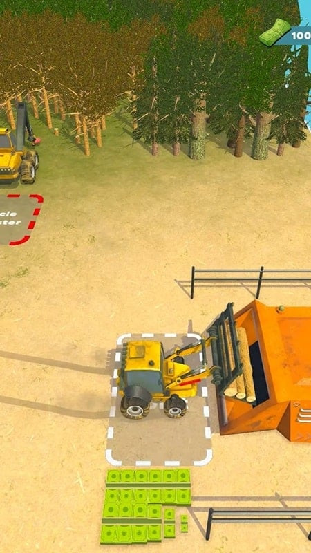 Mega Harvester Wood Processing Screenshot