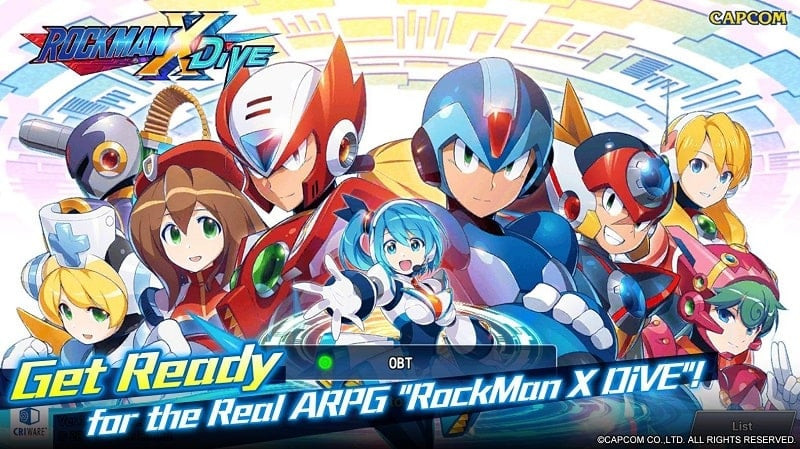 MEGA MAN X DiVE MOBILE