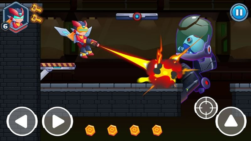 Mega Shooter MOD APK challenge screenshot