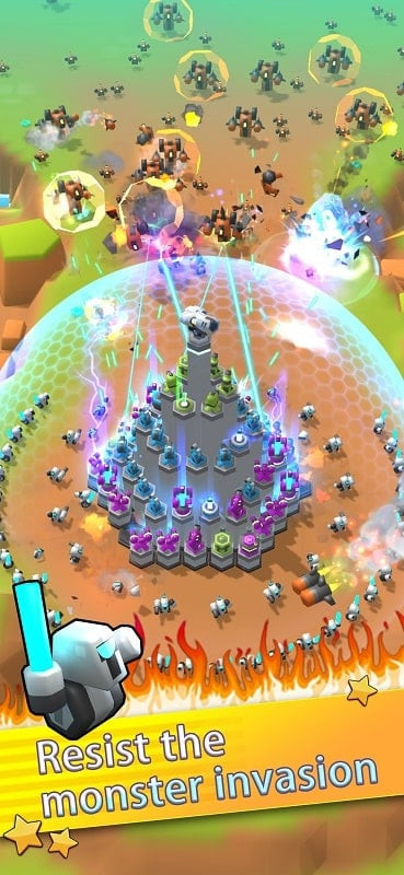 Mega Tower MOD APK Boss Battle