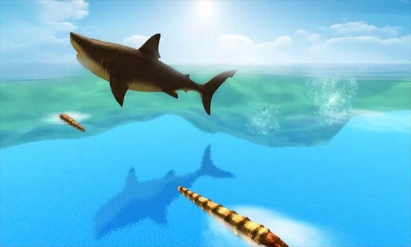 Megalodon Simulator hunting scene