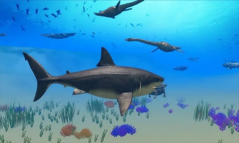 Megalodon Simulator family pod