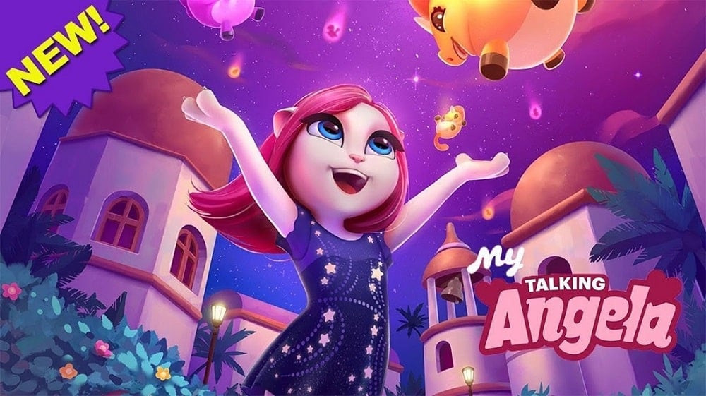 Mèo Angela đáng yêu trong My Talking Angela