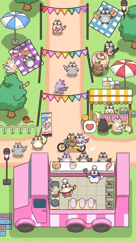 Cooking Cats MOD APK Screenshot