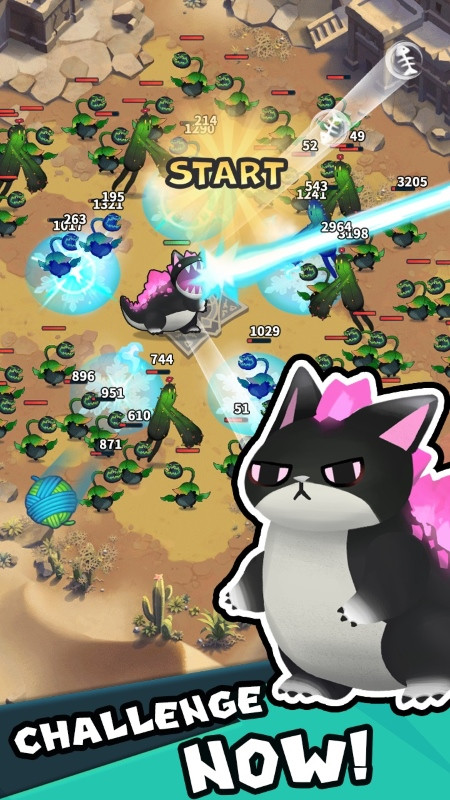 MeowZilla using Fire Claws