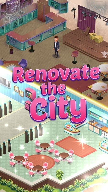 Variety of furniture items in Merge City