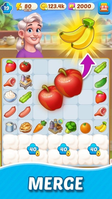 Merge Cooking: Theme Restaurant MOD APK screenshot