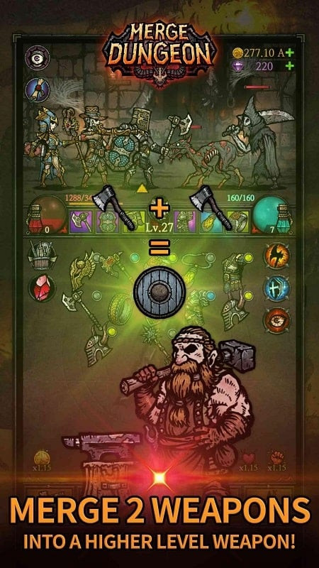 Merge Dungeon MOD APK Screenshot