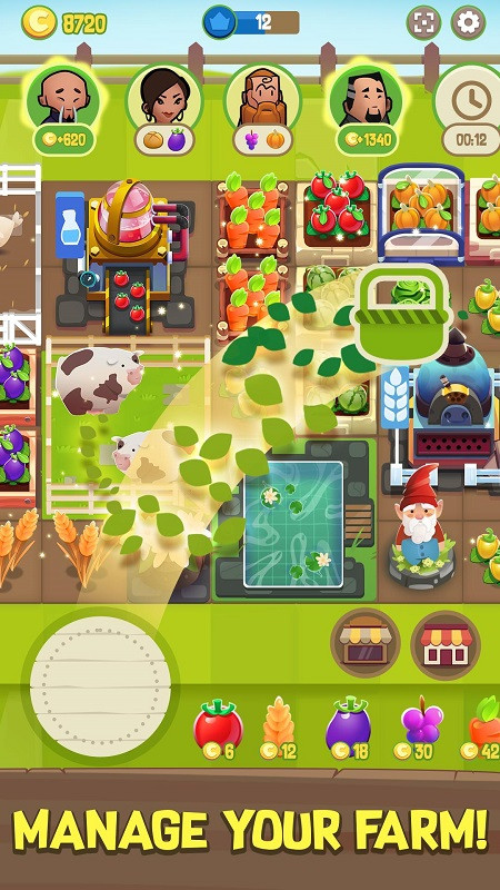 Merge Farm! MOD APK friends screenshot