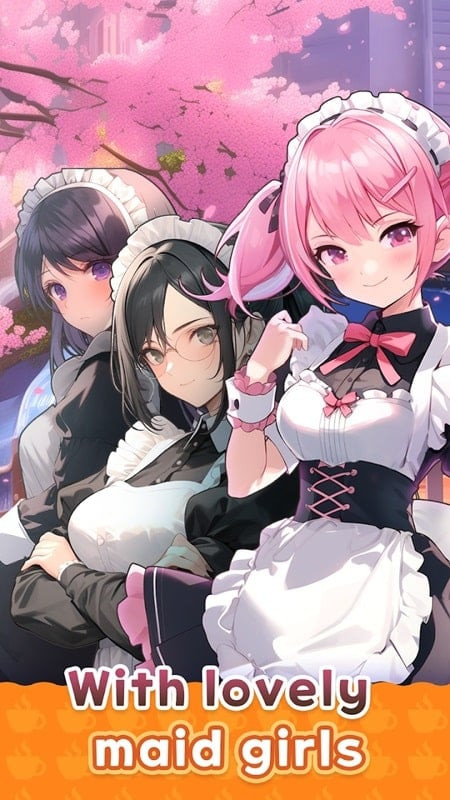 Merge Maid Cafe Mod APK Screenshot