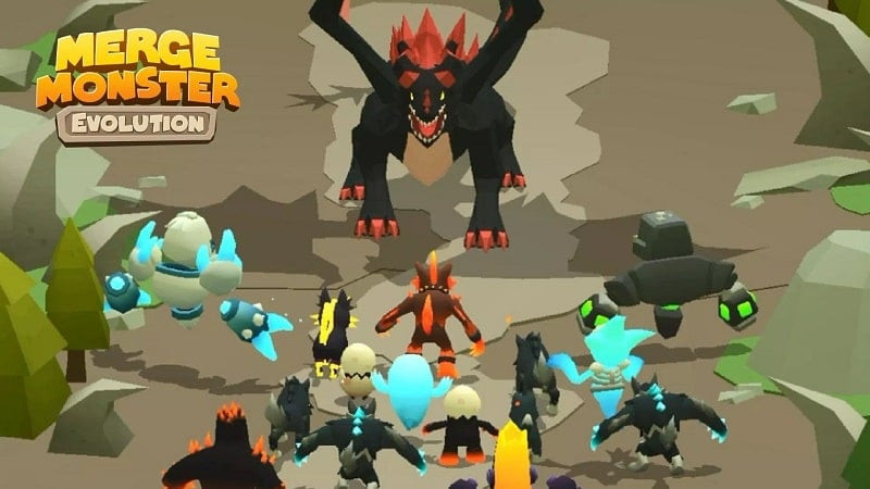 Merge Monster Evolution MOD APK Screenshot