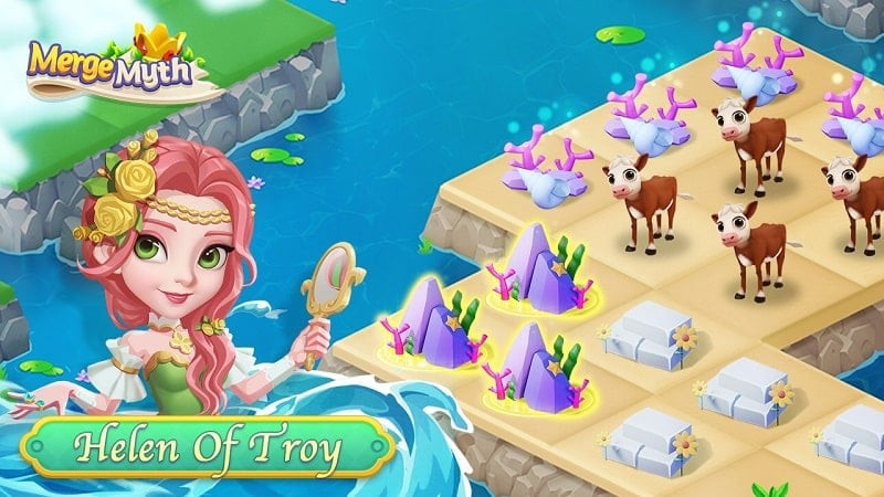 Merge Myths MOD APK screenshot