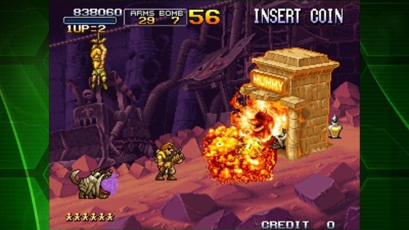 Gameplay Screenshot of METAL SLUG X ACA NEOGEO