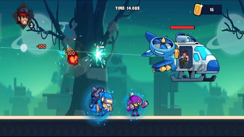 Metal Squad: Shooting and Fire MOD APK Hero Controls