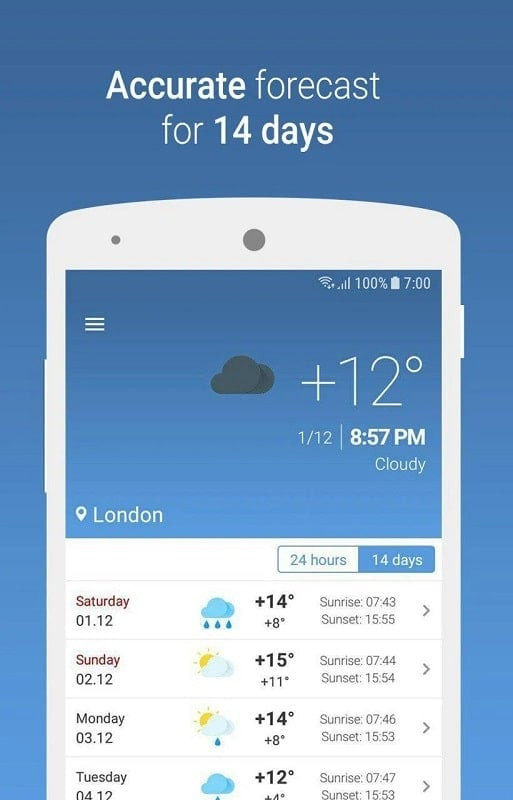 MeteoScope MOD APK weather map screenshot