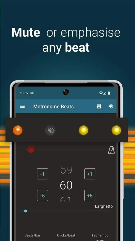 Metronome Beats APK tempo customization