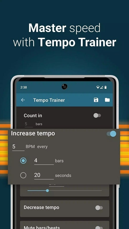 Metronome Beats MOD APK timer function