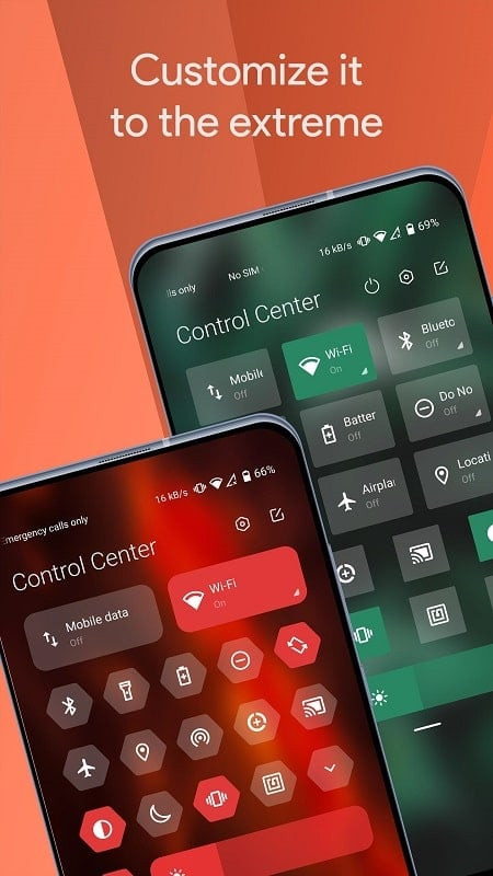 Mi Control Center MOD APK Features