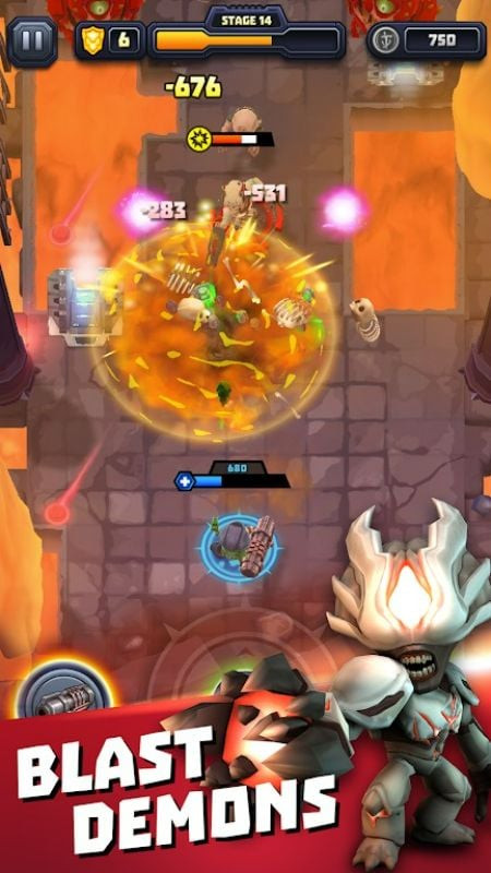 Mighty DOOM MOD APK - Menu mod, vô hạn tiền