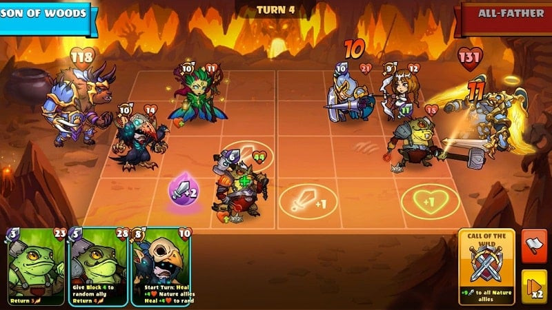 Mighty Party MOD APK - Engaging Battle Interface