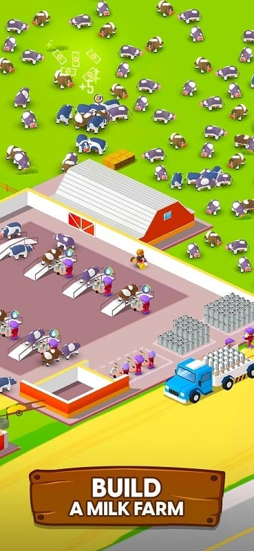 Milk Farm Tycoon MOD APK Screenshot