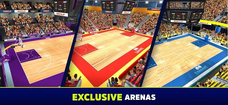 Mini Basketball stadium gameplay