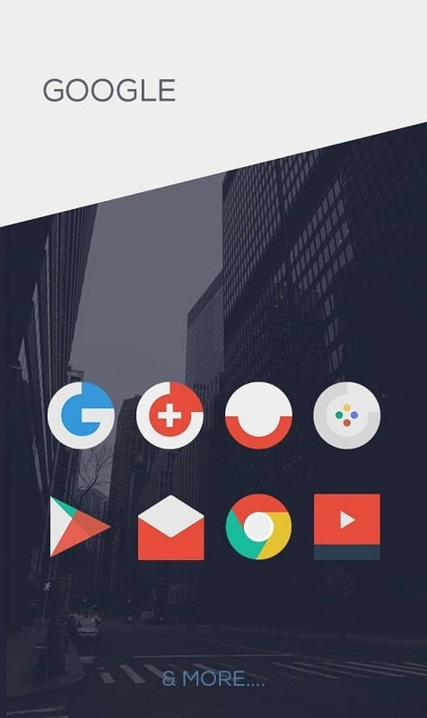 Minimalist Icon Pack wallpaper options