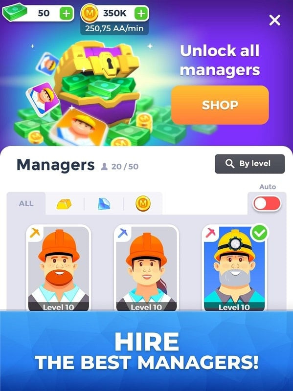 Mining Inc. MOD APK Features