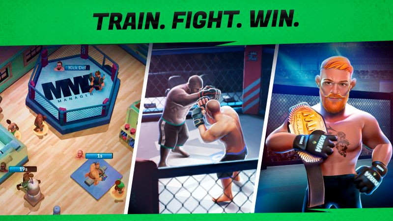 MMA Manager 2 MOD APK gym customization screenshot