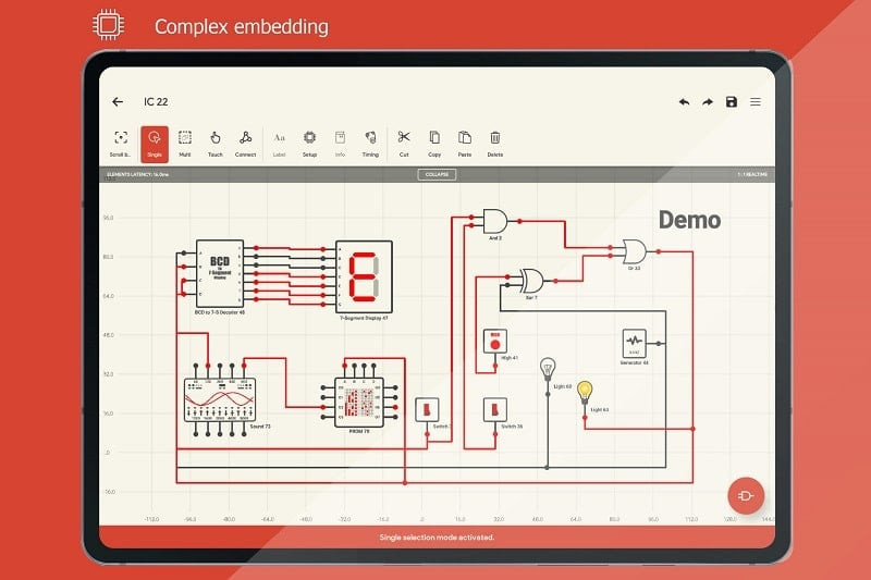 Mô phỏng mạch điện với Logic Circuit Simulator Pro