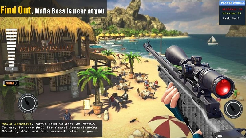 Modern Sniper 3D Assassin MOD APK mission