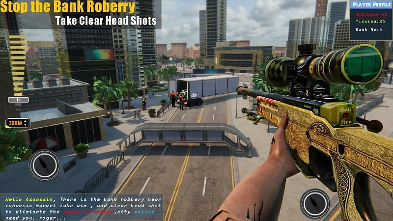 Modern Sniper 3D Assassin MOD APK environment