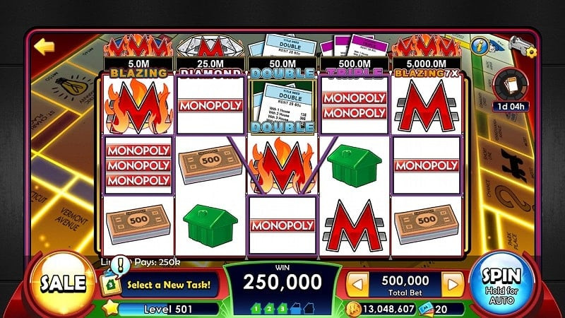 MONOPOLY Slots MOD APK Gameplay