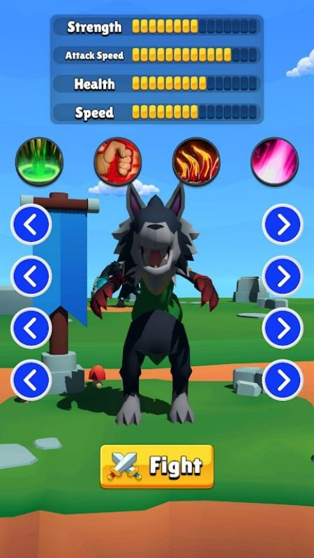 Monster Duel MOD APK PvP battle