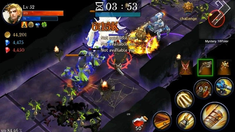 Monster Dungeon Hunting Master mod - Chiến đấu trong hầm ngục