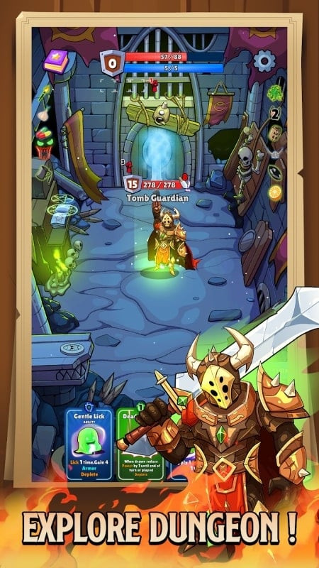 Monster Tales: RPG Card Game Gameplay Screenshot