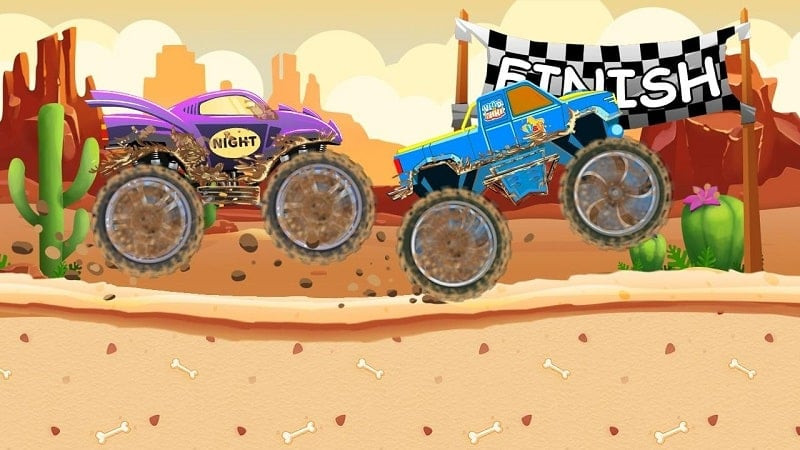 Obstacles in Monster Truck Vlad & Niki APK