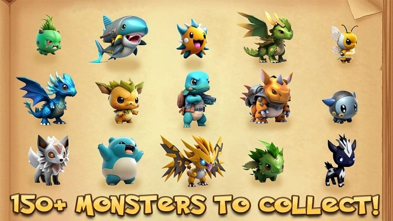 Monsters Dragon Tamer mod miễn phí