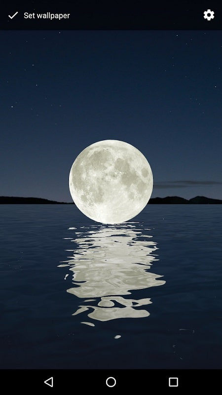 Moon Over Water Live Wallpaper MOD APK free download